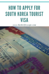 south korea tourist visa bangalore