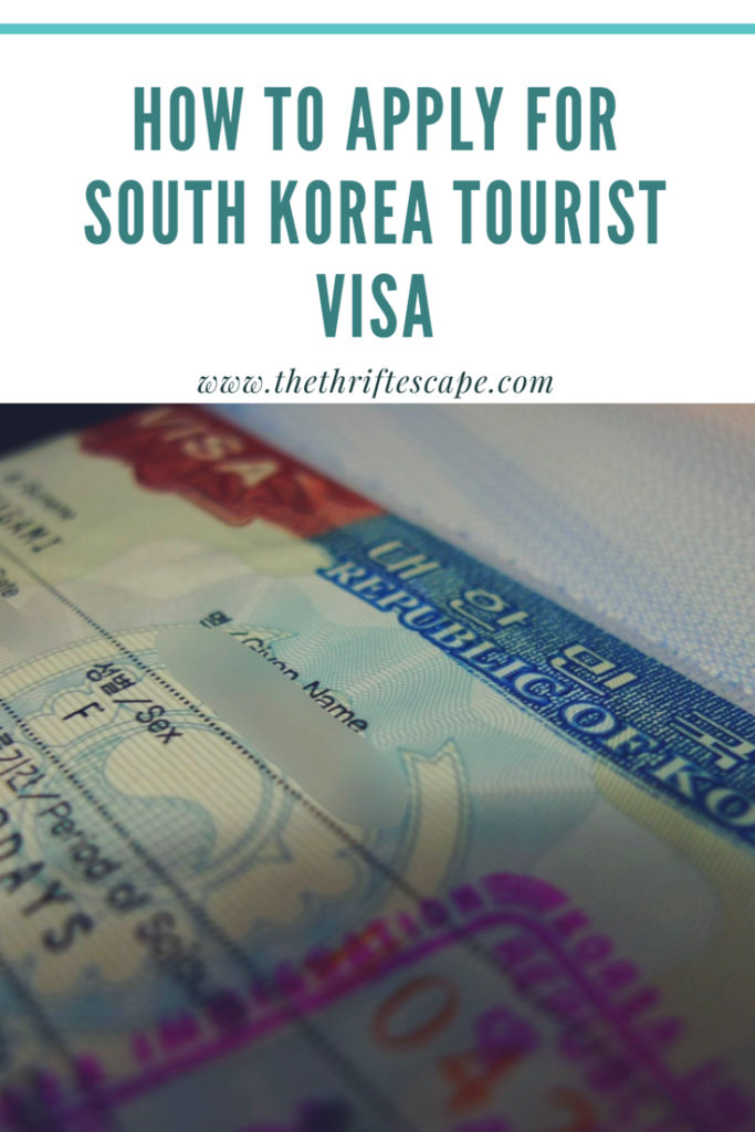 tourist visa to south korea from japan